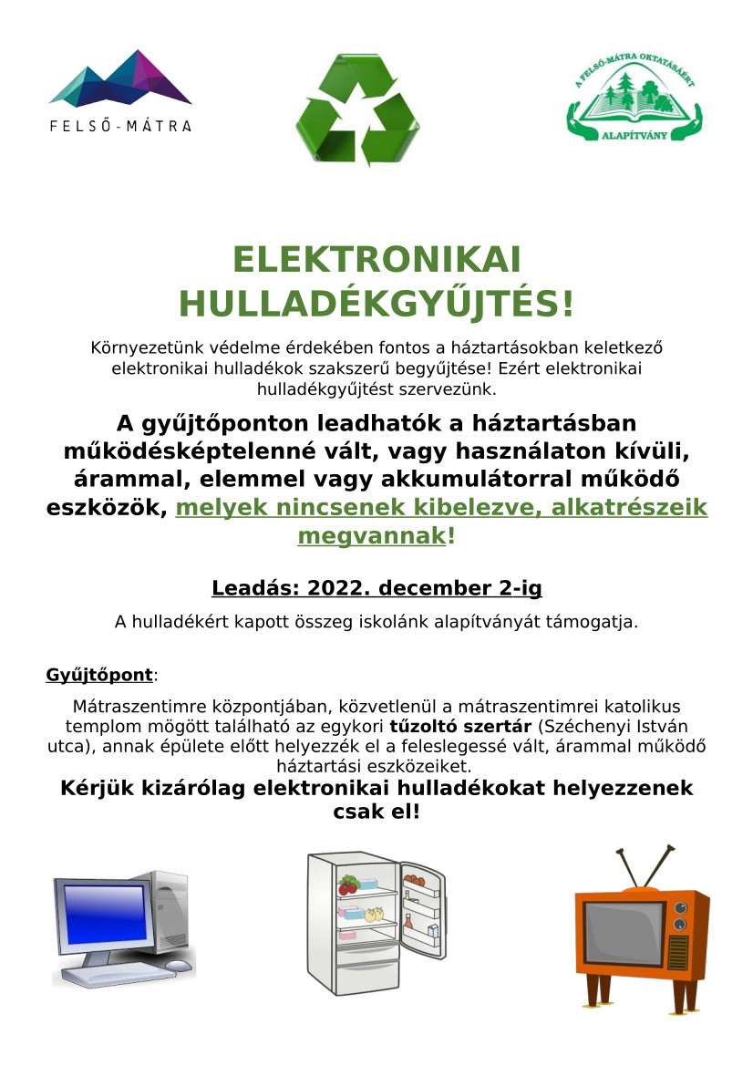 Elektronikai hulladékok gyűjtése